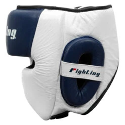 Fighting Force Leather Training Headgear -Title Boxing Store ftghgt wh bl bk 3 1