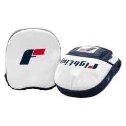 Fighting Force Micro Leather Punch Mitts -Title Boxing Store ftgmpm wh bl bk 5