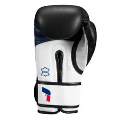 Fighting Ferocity Leather Training Gloves 19 Fighting Ferocity Leather Training Gloves -Title Boxing Store ftgtg bk wh bl 4 2