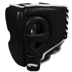 TITLE Boxing Leather Sparring Headgear -Title Boxing Store fthg bk 3