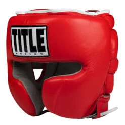TITLE Boxing Leather Sparring Headgear -Title Boxing Store fthg rd 1
