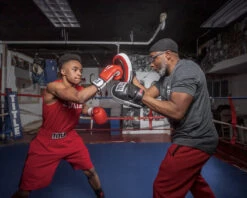 TITLE Boxing Gel Blockade Punch Mitts 12 TITLE Boxing Gel Blockade Punch Mitts -Title Boxing Store gcpmc2 bk rd wh 1 1 1 1