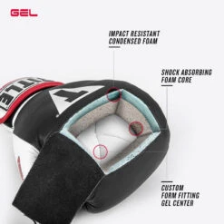 TITLE Boxing Gel World Elastic Training Gloves -Title Boxing Store gel diagram 1 7