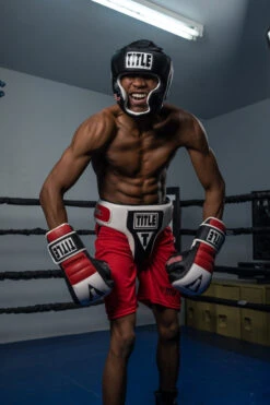 TITLE Boxing Gel World Full Face Training Headgear 16 TITLE Boxing Gel World Full Face Training Headgear -Title Boxing Store gthgf bk