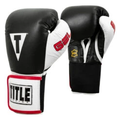 TITLE Boxing Gel World Elastic Training Gloves -Title Boxing Store gtwge bk 02