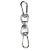 TITLE Boxing Heavy Bag Swivel Assembly – Heavy-Duty Steel Tangle-Free Chain with Spring Hooks (150 lbs Capacity)