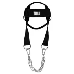 TITLE Boxing Nylon 2.0 Head Harness – Padded Neoprene Neck Strengthener with Steel Chains -Title Boxing Store hhns2 bk 1 fcf602f7 0c97 48d0 aa68 4c72167e0fc5