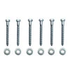 TITLE Boxing Wood Stud Wall Mounting Hardware Kit - Lag Screws & Washers for WMPUB/DWMPUB