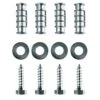 TITLE Boxing Masonry Wall Mounting Hardware Kit – Heavy Bag Hanger Expansion Bolt Set (4-Pack)