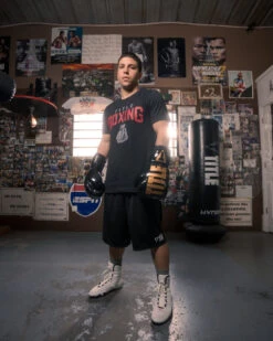 TITLE Boxing Inferno Intensity Lace Training Gloves 27 TITLE Boxing Inferno Intensity Lace Training Gloves -Title Boxing Store itgli ace bk gd 3 2