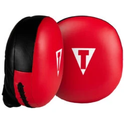 TITLE Boxing "Double-Stuff" Jumbo Punch Mitts -Title Boxing Store jmbpm bk rd 3