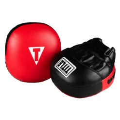TITLE Boxing "Double-Stuff" Jumbo Punch Mitts -Title Boxing Store jmbpm bk rd 4