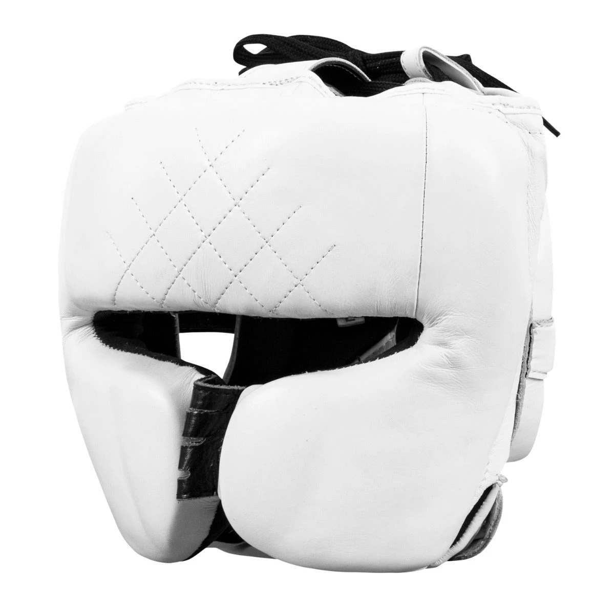 TITLE Boxing Ko-Vert White Genuine Leather Headgear β Full-Face Sparring Gear with Nose Bridge 7 TITLE Boxing Ko-Vert White Genuine Leather Headgear β Full-Face Sparring Gear with Nose Bridge - Image 7