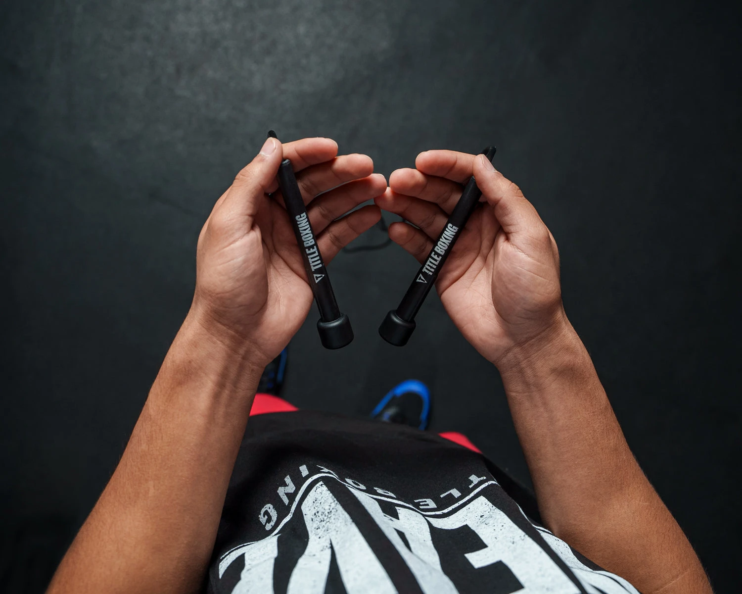 TITLE Boxing Licorice Speed Rope 2.0 - Black Lightweight Nylon Speed Jump Rope 4 TITLE Boxing Licorice Speed Rope 2.0 - Black Lightweight Nylon Speed Jump Rope - Image 4