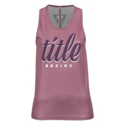 TITLE Boxing Script Racerback Women's Tank 9 TITLE Boxing Script Racerback Women's Tank -Title Boxing Store lta8 pr 1 1