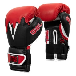 TITLE Boxing Gel Lava Leather Series Bag Gloves -Title Boxing Store mlvlbg bk rd wh 02