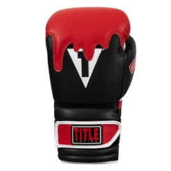 TITLE Boxing Gel Lava Leather Series Bag Gloves -Title Boxing Store mlvlbg bk rd wh 3