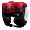 TITLE Boxing Gel Lava Leather Series Headgear – Genuine Leather Impact Protective Sparring Gear