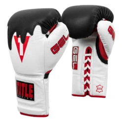 TITLE Boxing Gel Lava Leather Series Sparring Gloves 10 TITLE Boxing Gel Lava Leather Series Sparring Gloves -Title Boxing Store mlvlsg wh rd bk 02