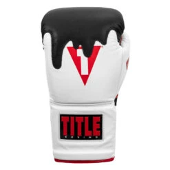 TITLE Boxing Gel Lava Leather Series Sparring Gloves 11 TITLE Boxing Gel Lava Leather Series Sparring Gloves -Title Boxing Store mlvlsg wh rd bk 03