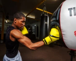 TITLE Boxing Mammoth Smash Double End Bag -Title Boxing Store msbdeb bk wh rd 5