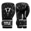 TITLE Boxing Spark Training Bag Gloves – White/Pink/Silver Synthetic Leather