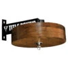 TITLE Boxing 21 Inch Oak Wood Professional Speed Bag Platform – 5 Inch Thick Drum with Lightning Fast Swivel