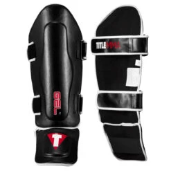 TITLE MMA Perform World Pro Shin Guards 2.0 -Title Boxing Store pghds2 bk 2 1