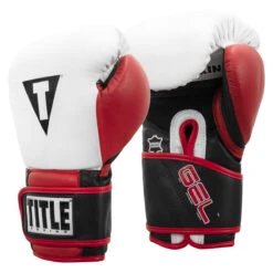 TITLE Boxing Gel Professional Series Training Gloves -Title Boxing Store pgstg wh bk 02
