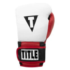 TITLE Boxing Gel Professional Series Training Gloves -Title Boxing Store pgstg wh bk 03