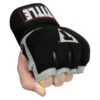TITLE Boxing Platinum Prime Gel Fist Wraps 2.0 – Black/Silver Impact Gel Padded Hand Wraps