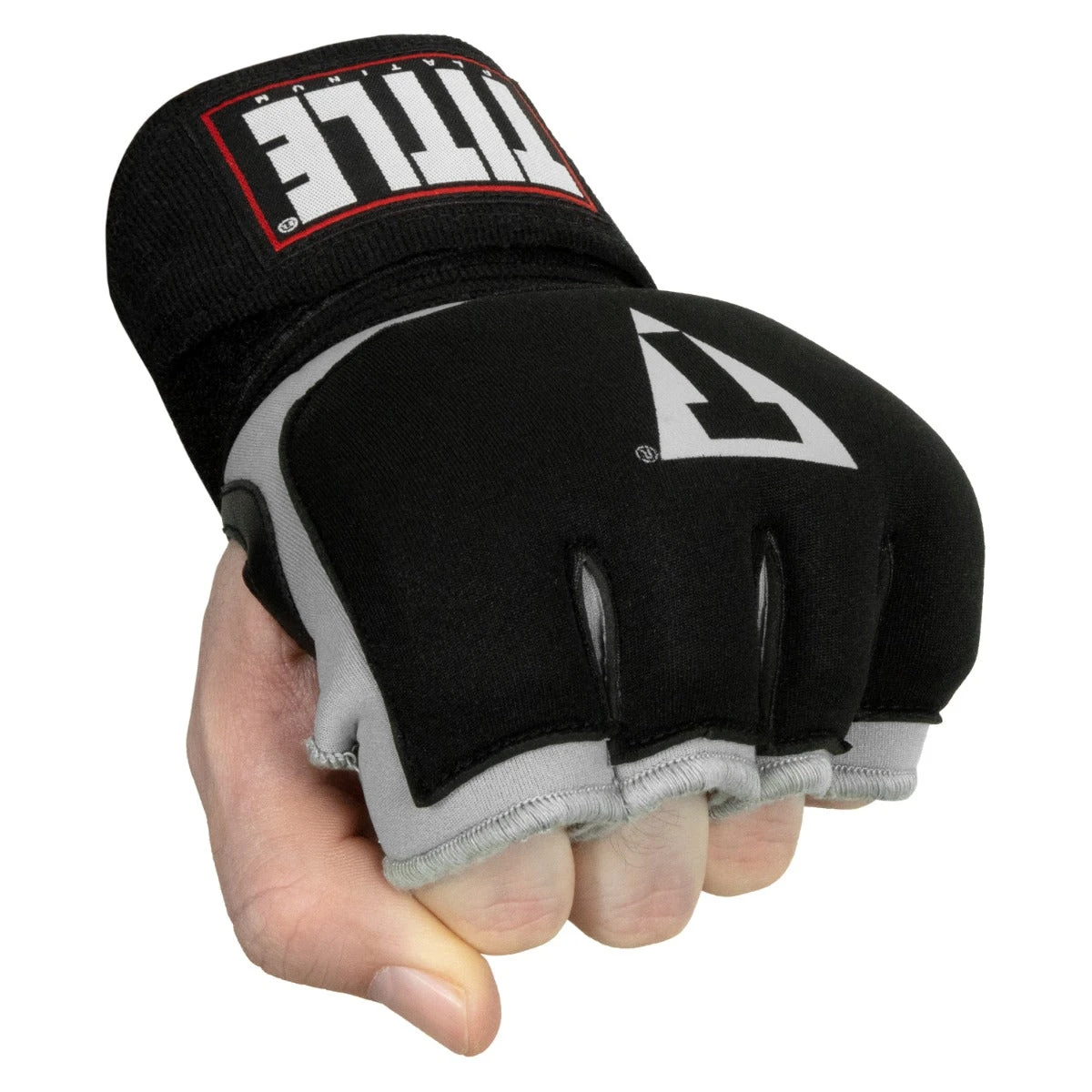 TITLE Boxing Platinum Prime Gel Fist Wraps 2.0 β Black/Silver Impact Gel Padded Hand Wraps 1 TITLE Boxing Platinum Prime Gel Fist Wraps 2.0 β Black/Silver Impact Gel Padded Hand Wraps
