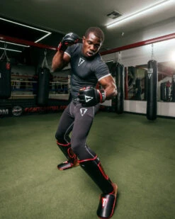 TITLE MMA Perform Hybrid Sparring Gloves 2.0 -Title Boxing Store phsg2 bk rd 2 1