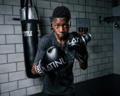 TITLE Platinum Prolific Boxing Bag Gloves -Title Boxing Store plbg bk sv 2 1