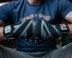 TITLE Platinum 180” Semi Elastic Hand Wraps – White Spandex Blend Protective Gear -Title Boxing Store plshw bk sv 4