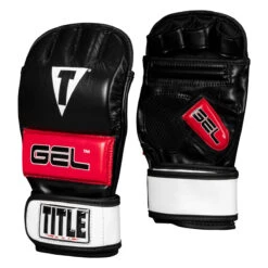 TITLE MMA Perform Gel Bag Gloves 2.0 7 TITLE MMA Perform Gel Bag Gloves 2.0 -Title Boxing Store pmgbg2 bk rd 02