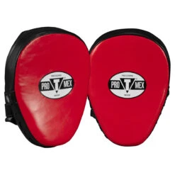 Pro Mex Pantera Curved Punch Mitts 3.0 7 Pro Mex Pantera Curved Punch Mitts 3.0 -Title Boxing Store pmpmc3 bk rd 2