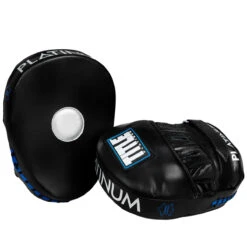 TITLE Platinum Punch Mitts 2.0 - Black/Silver Curved Genuine Leather Coaching Pads 12 TITLE Platinum Punch Mitts 2.0 - Black/Silver Curved Genuine Leather Coaching Pads -Title Boxing Store ppm2 3 1