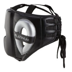 TITLE Platinum Proclaim Power Training Headgear -Title Boxing Store pppshg bk sv 3