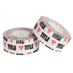 TITLE Boxing Premier Tape – White Water-Repellent Cotton Blend Athletic Hand Wrap Tape -Title Boxing Store prbxt 1 02