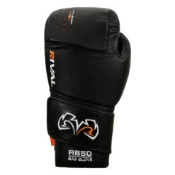 Rival Boxing Intelli-Shock Leather Bag Gloves -Title Boxing Store rb50 bk 3 1