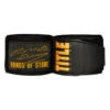 TITLE Boxing Roberto Duran Signature Hand Wraps – 186” Elastic 'Hands of Stone' Training Gear