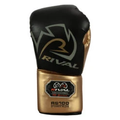Rival Boxing 100 Series Lace Sparring Gloves 7 Rival Boxing 100 Series Lace Sparring Gloves -Title Boxing Store rs100 bk gd 0003