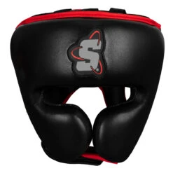 SCYntz Leather Headgear -Title Boxing Store scyhg bk rd 2 1