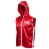 TITLE Boxing Satin Sleeveless Ring Vest – Hooded Full-Zip Competition Jacket