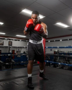 TITLE Boxing Aerovent Elite Amateur Set – Black/Red Dazzle Polyester Competition Uniform 33 TITLE Boxing Aerovent Elite Amateur Set – Black/Red Dazzle Polyester Competition Uniform -Title Boxing Store tabs bk 1 1