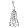 TITLE Boxing Club Heavy Bag Chain System 4.0 – Heavy-Duty Galvanized Steel 18" Hanging Kit