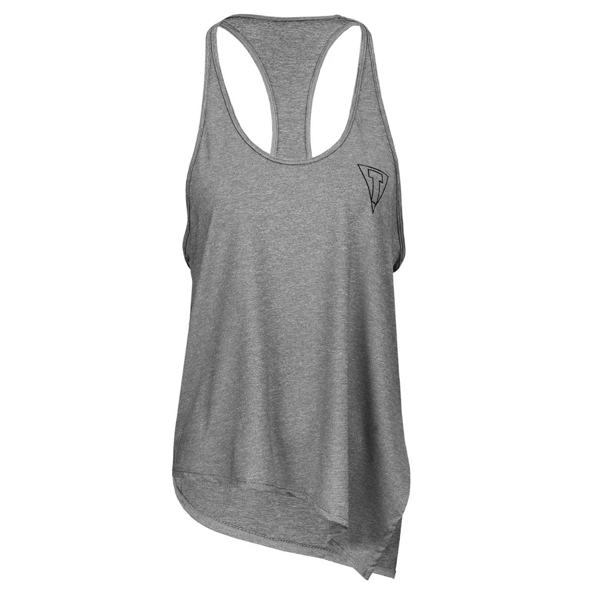 TITLE Boxing White Asymmetrical Racerback Side Slit Active Tank - Women's 5 TITLE Boxing White Asymmetrical Racerback Side Slit Active Tank - Women's - Image 5