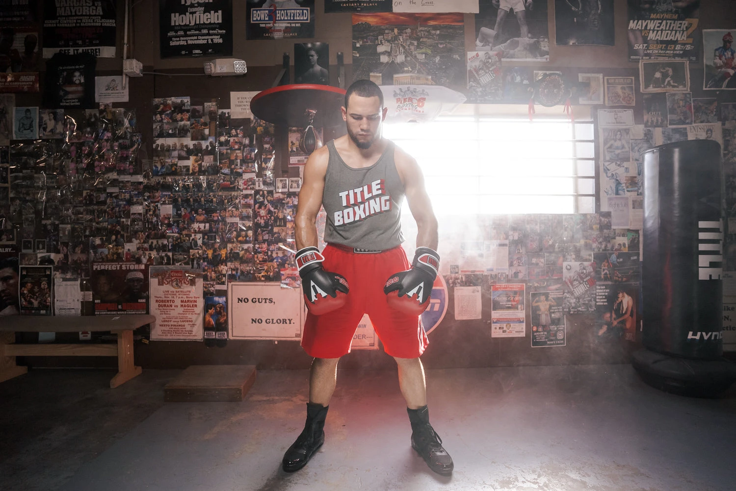 TITLE Boxing Vintage Block Logo Tank Top β Unisex Retail Fit Athletic Tank 2 TITLE Boxing Vintage Block Logo Tank Top β Unisex Retail Fit Athletic Tank - Image 2