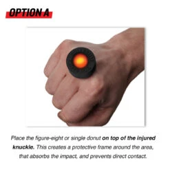 TITLE Boxing Gel Knuckle Donuts – Targeted Impact Protection Set for Injured Knuckles (4-Pack) -Title Boxing Store tbgkd optiona